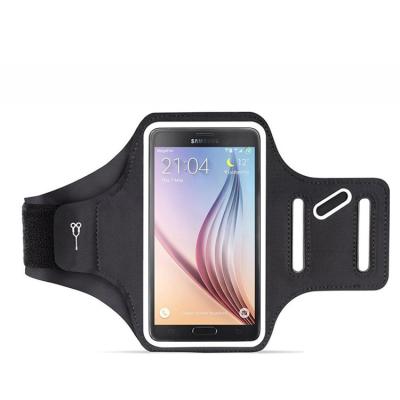 China Promotional Ultrathin Seamless Elastic Durable Custom Eco-friendly Logo Cellphone Armbag Case For Suite Arm Band Sports Mobile Phone Armband for sale