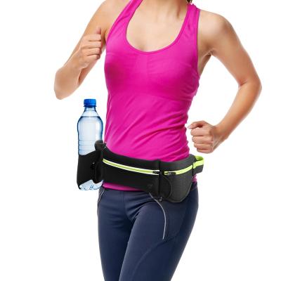 China With Water Bottle Holder FREE SAMPLE China Manufacturer Outdoor Sport Hydration Running Belt Bag Pack Wholesale Waist Bag For Sports for sale