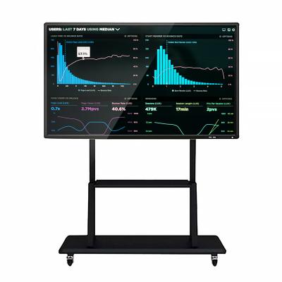 China School Teaching 65 75 Inch Touch Screen Interactive Whiteboard Multi Touch Screen Interactive Flat Panel Monitor For Education for sale