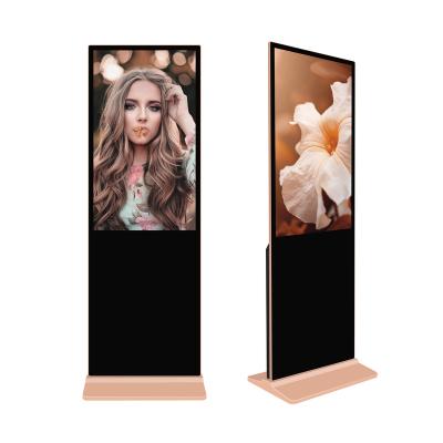 China 65 Inch Indoor Kiosk Totem Floor Standing Digital Signage For Advertising Indoor All-in-One Touch Machine for sale