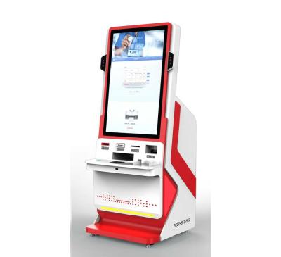 China Indoor Kiosk Manufacturer OEM ODM Touch Screen Document Scanning / Copy & Print Self Service Kiosk For Cashing / Medical for sale