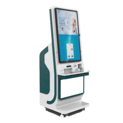 China SDK Customized 43 Inch Screen Kiosk Self Service Touch Screen Hospital Printing Payment Free Standing Unattended Kiosk for sale