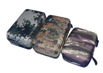 China Custom Empty Power Bank Carry Case Durable With EVA Plate , Camouflage Color for sale