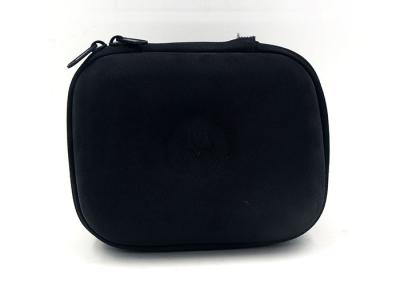 China Black Custom Headphone Carrying Case Hard Shell With EVA Plate Middle Material for sale