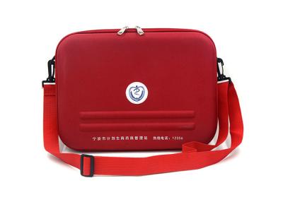 China EVA RED First Aid Kit Box For Home With Velvet Inner Material , 225*170*85mm for sale