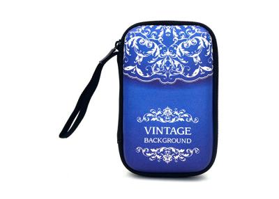 China Blue Video Game Travel Case EVA Plate With Screeing Printing Logo , 160*105*30mm for sale