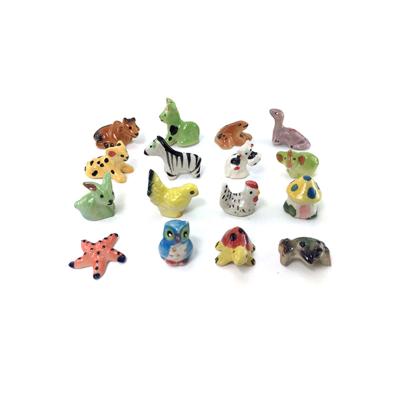 China Mix Tiny Animal Miniature Europe Dollhouse Collectible Figurine for sale