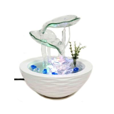 China Elegant Ceramic Water Fountain Water Fountain For Home Decoration for sale