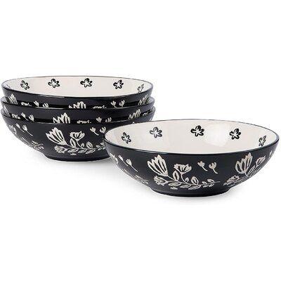 China Sustainable Wholesale Porcelain European Ceramic Ramen Bowls Eco - Friendly Salad Bowl for sale