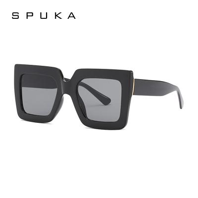 China 2021 Fashion Square Sunglasses SPUKA Sunglasses Men Women Square Classic Eyewear Supplier 9012 for sale