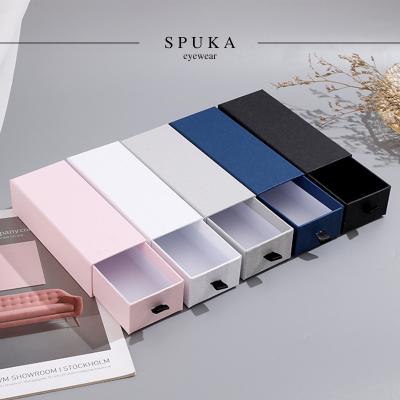 China Drawer Type Cardboard SPUKA Custom Glass Gift Boxes Cardboard LOGO Boxes for sale