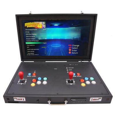 China Metal Pandora Portable Home Street Arcade 24 Inch Definition Screen Home Arcade Double Rocker Fighting Game Boxes With 8520 Games for sale