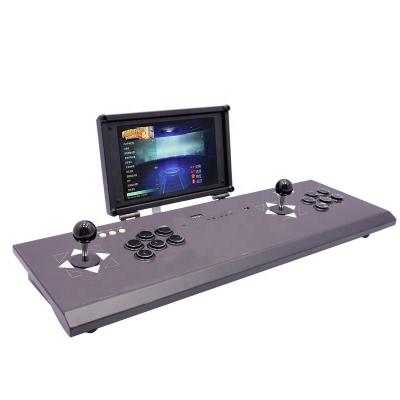 China Metal DA PANDORE BOX 3700 In 1 Console Fighter Dual Arcade Joystick Console With 10 Inch Flip Screen Electronic Game Console for sale