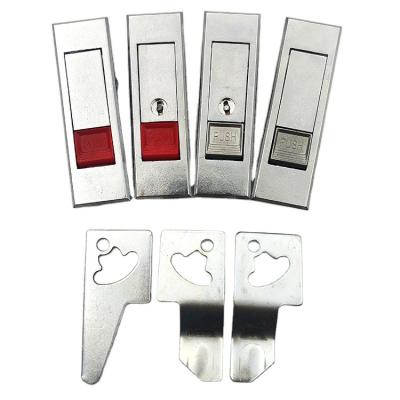 China Tuoxin MS603 Zinc Alloy Industrial Cabinet Push Button Lock Flat Lock for sale