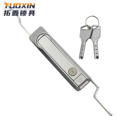 China Best Selling MS828 Zinc Alloy Zinc Alloy Silver Color Without Hang Connecting Rod Lock For Cabinet Door for sale