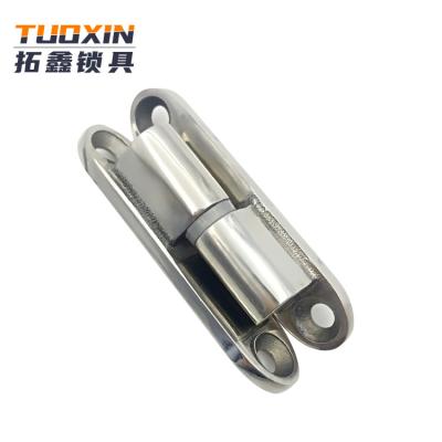 China Easy Installation Tuoxin CL231-2 Chrome Plated Zinc Alloy Offset Hinge Concealed Mount Vertical Remove Pin Hinge for sale