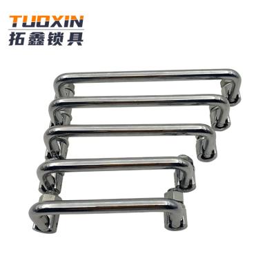 China LS506 Modern Heavy Duty Carbon Steel Folding Tool Box Cabinet Handles Pull Handle For Equipment Cabinet for sale