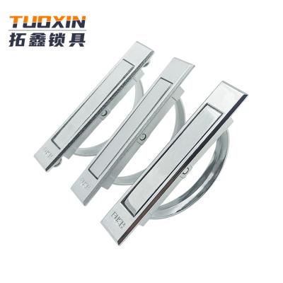 China Tuoxin LS707 Modern Installation Tatami Concealed Invisible Rotary Cabinet Door Handles for sale