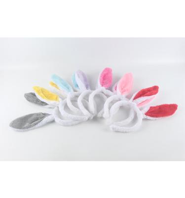 China Furry Rabbit Ear Jewelry Hairband Nightclub Party Hairband Girl Rabbit Ear Headband Easter Hairband Party Accessories for sale