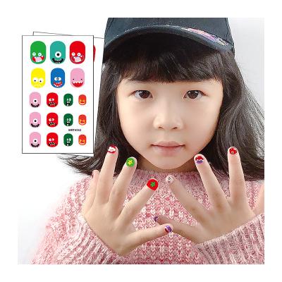 China Colorful Beauty Nail Sticker Children Temporary Nail Sticker Waterproof Nail Sticker for sale