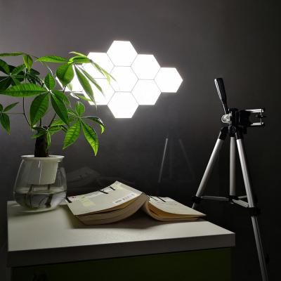 China Touch Controlled 10 Tiles Led Controlled Modular Light Touch Led Hexagonal Light Household For DIY Decoration for sale