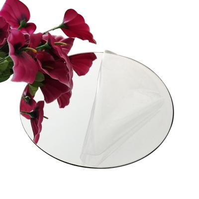 China Mordern Round Acrylic Mirror for Home Table Centerpiece Wedding Decoration Organizer for sale