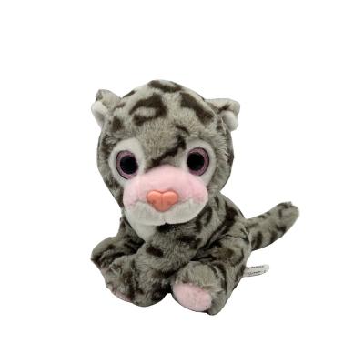 China Custom Cute Soft Stuffed Animal Plush Toys Factory Sale Miscellaneous Plush Toy Leopard Snow Leopard Cuddlekins Soft Toy Gift For Kids for sale