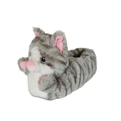 China HOT Cat Household Plush Warm Winter Slippers 36-41 Cat Animal Slippers for sale