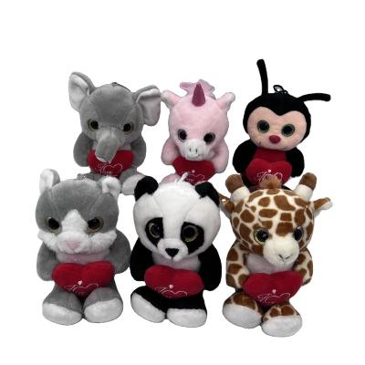 China Cute Soft Plush Toy Elephant Cartoon Unicorn Ladybird Cat Panda Giraffe For Valentine Day Wholesale Custom Plush Stuffed Animals for sale