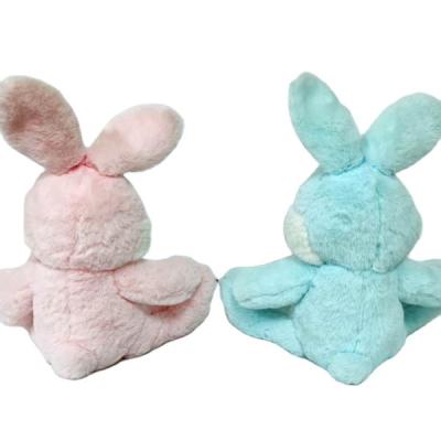 China Plush Customized Blue Pink Soft Stuffed Animals 24cm Bunny 2asst Cute Soft Plush Toy for sale