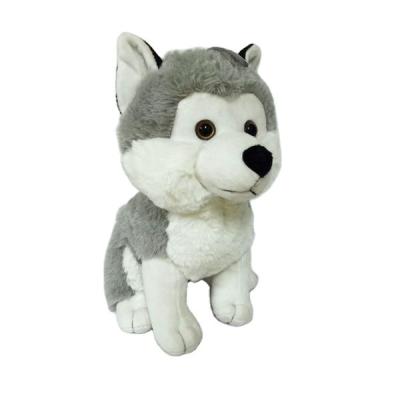 China Plush Factory Directly Wholesale Customized Lightweight Gray Big Husky Dog Plush Toys for sale