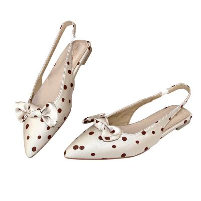 China Fashion Trend Designs New Luxury OEM ODM Dots Shoes Sandals For Women and Ladies for sale