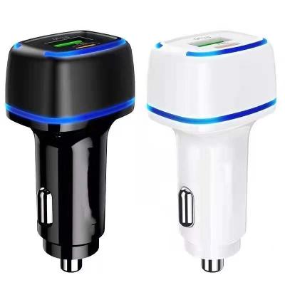 China Type C Palladium Adapter Car Charger Mobile Phone Dual Cellphone Tablet MP3 GPS Amazon Top Usb Qc3.0 Fast Charger for sale