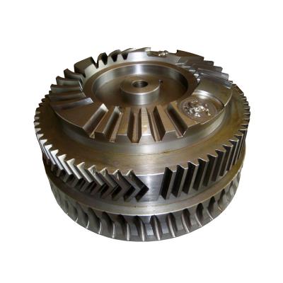 China Big Crown Low Carbon Alloy Customized Carbide Or Carbonitrided Sand Casting Industry Precision Steel Gear SPT for sale