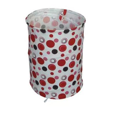 China 2022 Hot Selling Polyester Large Home Laundry Bag Storage Bucket Laundry Bag for sale