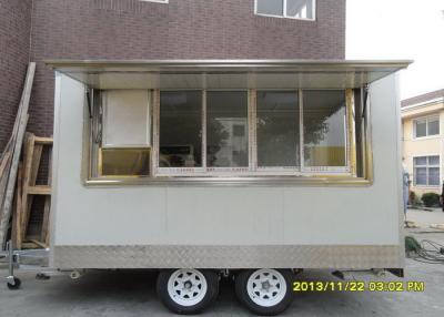 China Custom Window Ice Cream Cart With Food Concession Trailers Air Conditioning for sale