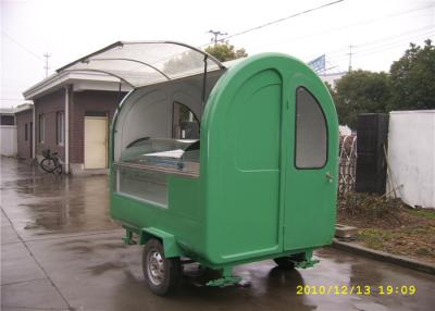 China Steel Mobile Street Food Vans Outside Food Catering Strong Chaside Structure for sale