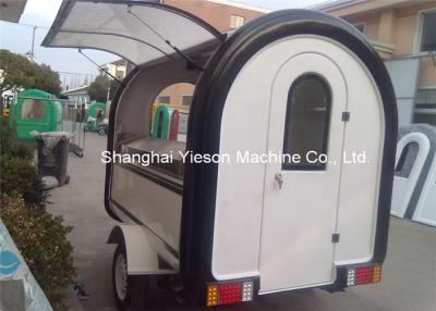 China Fiberglas-Straßen-Nahrungsmittelverkauf-Wagen, mobile Küchen-Wagen-Verpflegungs-LKWs zu verkaufen