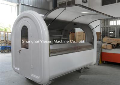 China Fiberglass Mobile Catering Trailers With Canopy , Food Vending Carts for sale