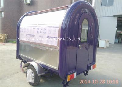 China Mobile Food Cart BBQ Concession Trailers Crepe Kiosk ISO9001 for sale