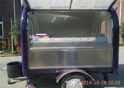 China Two Big Tires On Wheel Mobile Kitchen Trucks Concession Trailers for sale