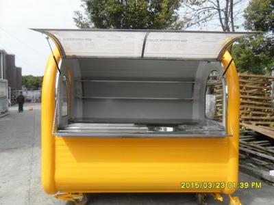 China 220-240V Vending Food Mobile Food Carts Drop - Leaf plates At Serving Window for sale