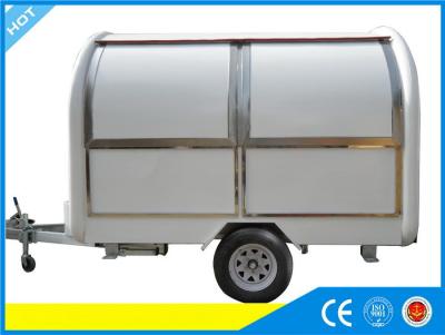 China Round Outdoor Mobile Catering Van Hire With Commercial Gas Fryers for sale