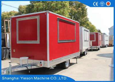 China Gas Pizza Oven Equipped Mobile Food Kitchen Trailer Sandwich Panel for sale