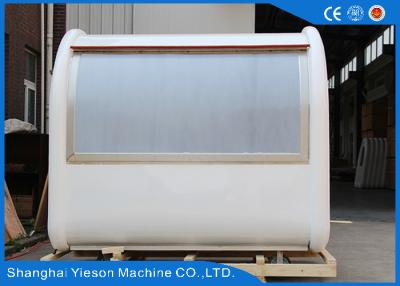 China Mobile Vending Stainless Steel Food Cart Units Kiosk Commercial Outdoor for sale