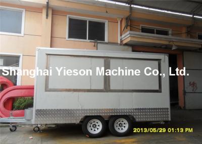 China Double Axle Custom Concession Mobile Ice Cream Trailers With Braking System for sale