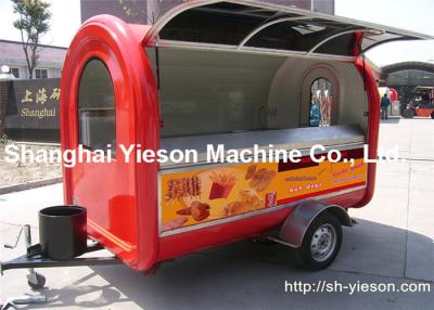 China ISO9001 Street Food Vans Perfect Kitchen Equipment Fiberglass for sale