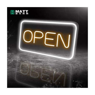 China Theme Park Matt Barber Shop Decor Dropshipping Custom Neon Open Closed Open Closed Sign Led for sale