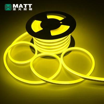 China Easy Installation Matt Drop Shipping Advertising Lighting DC 24v Wall RGB Strip PVC LED Flex Light Custom Neon Light For Building for sale