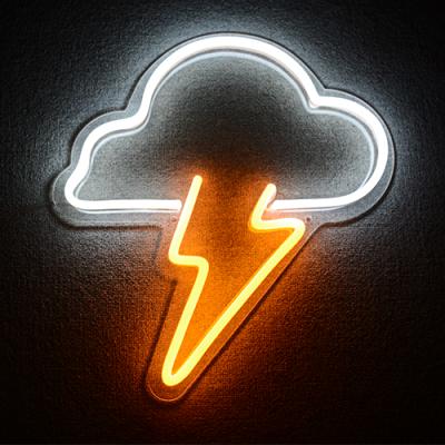 China Custom Shops LED Neon Sign Light Weather Rain Neon Light Neon and Clouds Sign Light for sale